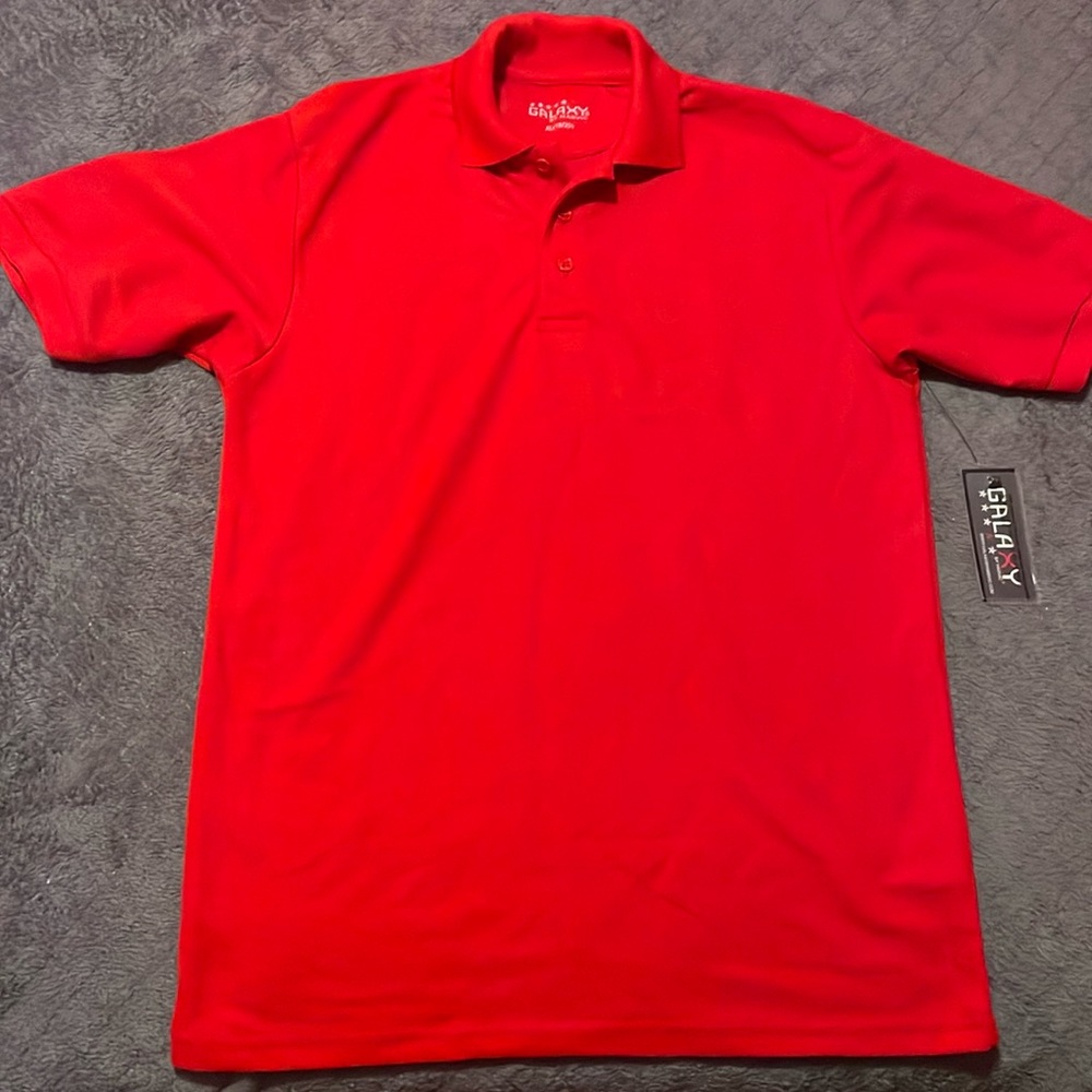 Galaxy by Harvic Men's Dry Fit Moisture-Wicking Polo Shirt